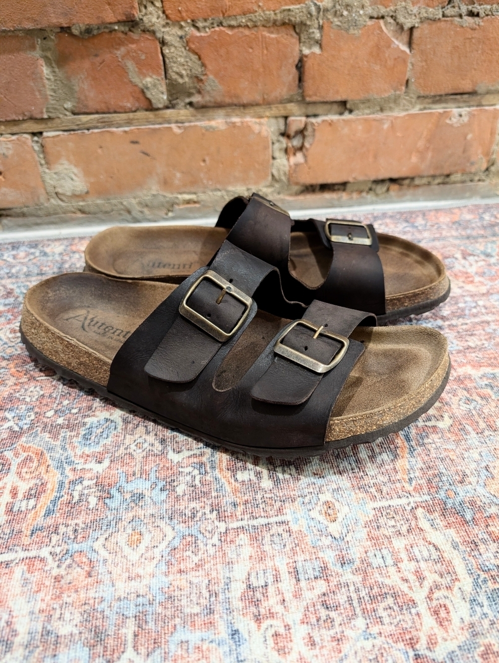 Autenti Men Sandals Slides Shoes